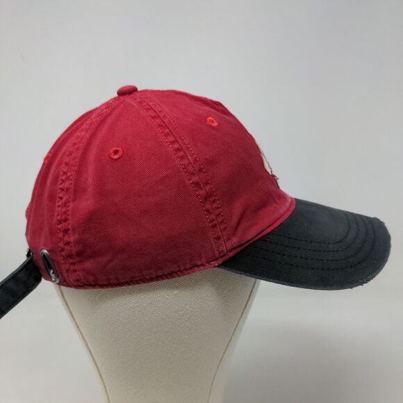 Nautica Men's Slideback Hat Red Size OS Graphic Logo 100% Cotton - Picture 4 of 7